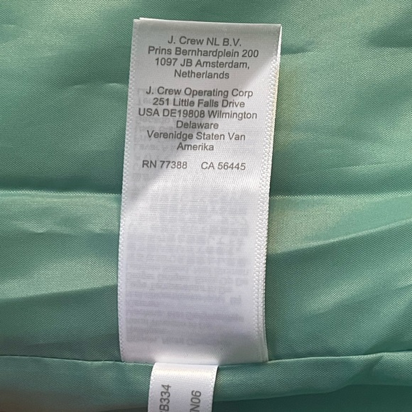 J. Crew Factory Lightweight Quilted Heart Jacket Soft Green M - Picture 8 of 14